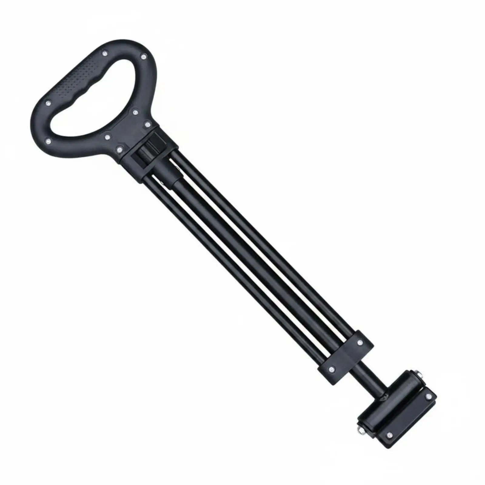Carbon Steel Folding Cart Handle Retractable Wagon Pull Rod Adjustable DIY Accessory for Electric Cart
