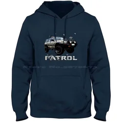 Patrol Gu 100% Cotton Hoodie Gu Patrol Ute Y61 4wd Patrol Car Ls1 Engine Conversion Patrol Ls1 Ls1