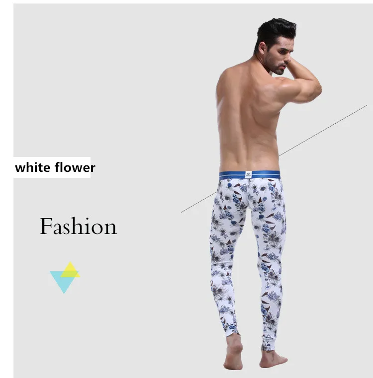 WangJiang Thermo Underwear uomo cotone uomo Long Johns collant invernali marsupio Sexy mutande lunghe pantaloni termici pigiama Legging