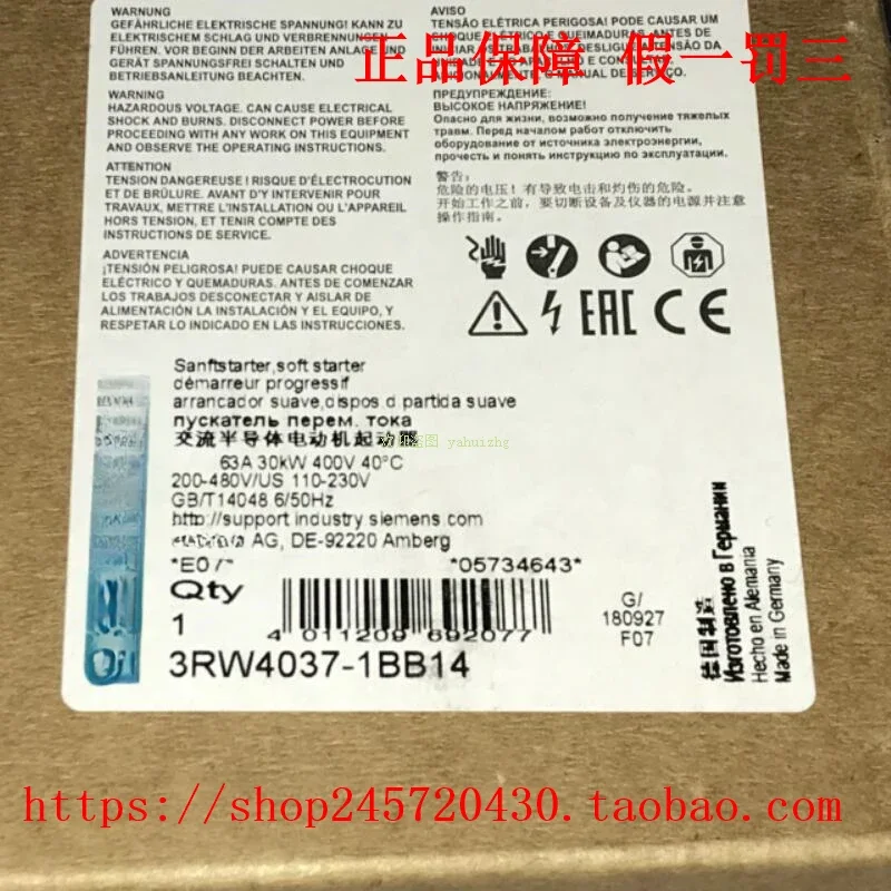 

2025 3RW3027-1B04 3RW3027-1B14 Soft Starter