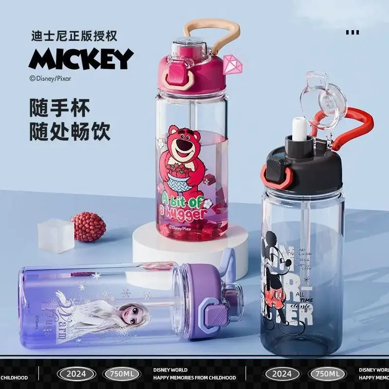 

Disney tritan Plastic Water Cup portable outdoor sports high-capacity space cup summer heat resistant anti-fall water bottle