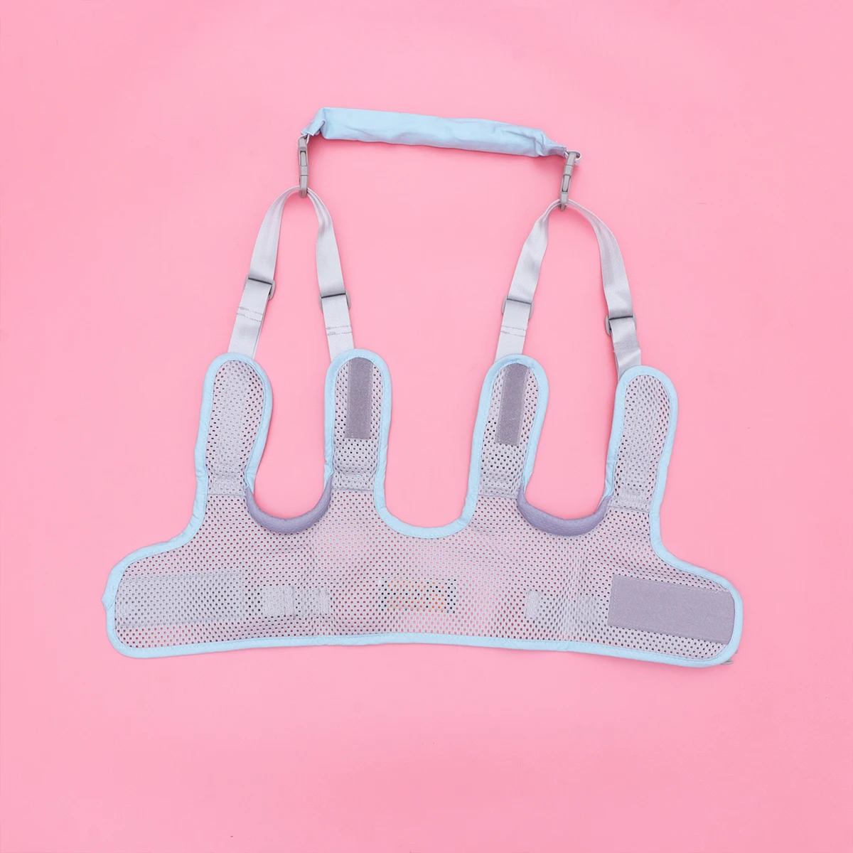 

Ремень для обучения детской прогулке, съемный прогулочный ремень, регулируемые ремни для супермаркета, железнодорожной станции, семейные прогулки, небесно-голубой