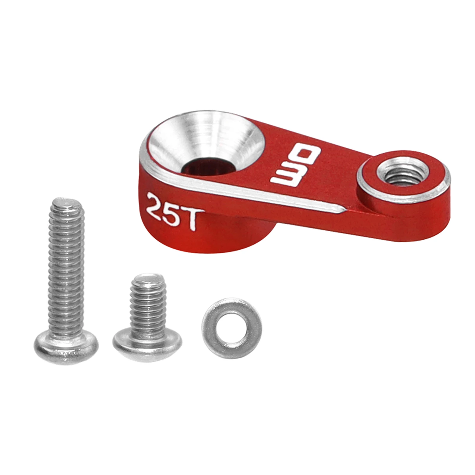 25T الأسنان سيرفو القرن ذراع التوجيه المعادن سيرفو الذراع RC توجيه سيرفو الذراع القرن ل 1/18 TRX4M RC الزاحف ل TRX4M RC الزاحف