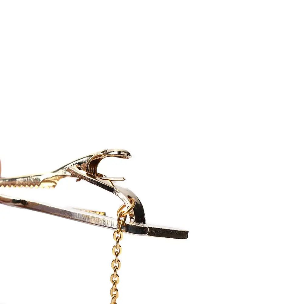 Simples design clássico metal presentes de casamento acessórios avião forma gravata clipe de aeronaves camisa gravata pino masculino gravata clipe