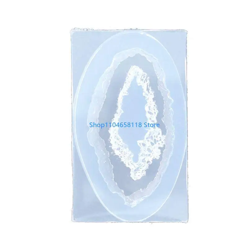 Creative Art Craft Resin Rock Cluster Geode Molds Jewelry Making Craf