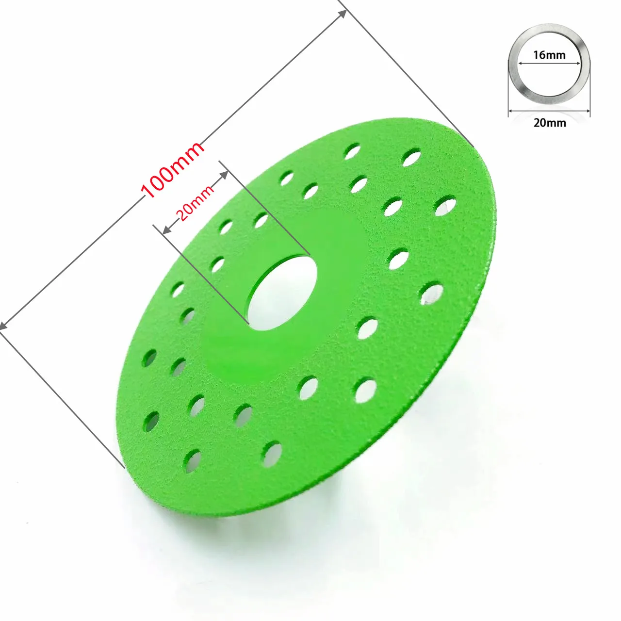 Fayans Kesme Diski Elmas Mermer Testere Bıçağı Seramik Cam Yeşim Lehimleme Taşlama Açı Öğütücü Döner Tools100 × 20mm