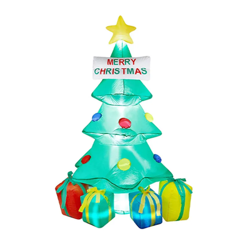 

Christmas air mold, holiday party courtyard Christmas decoration LED luminous inflatable