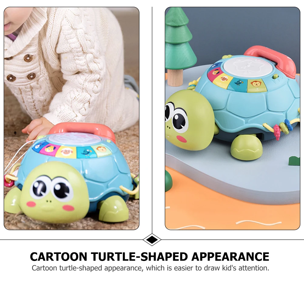 

Early Education Story Machine Crawling Turtle Baby Music Playthings Plastic Toys Sensory Learning Toy For Children Develop