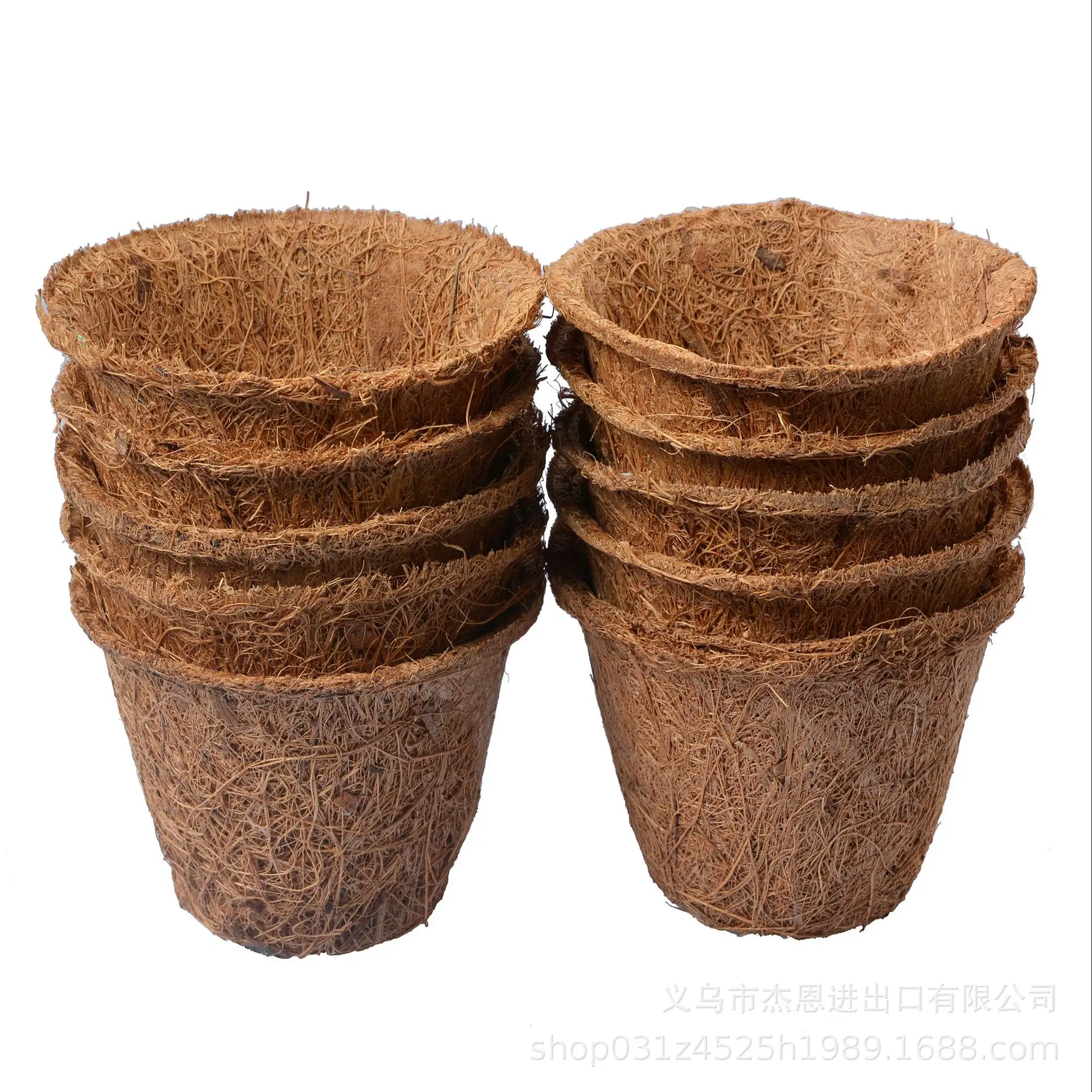 8CM seedling pot, nutrient cup, growth pot can be transplanted directly into the soil, flower pot self-priming water, plant fibe