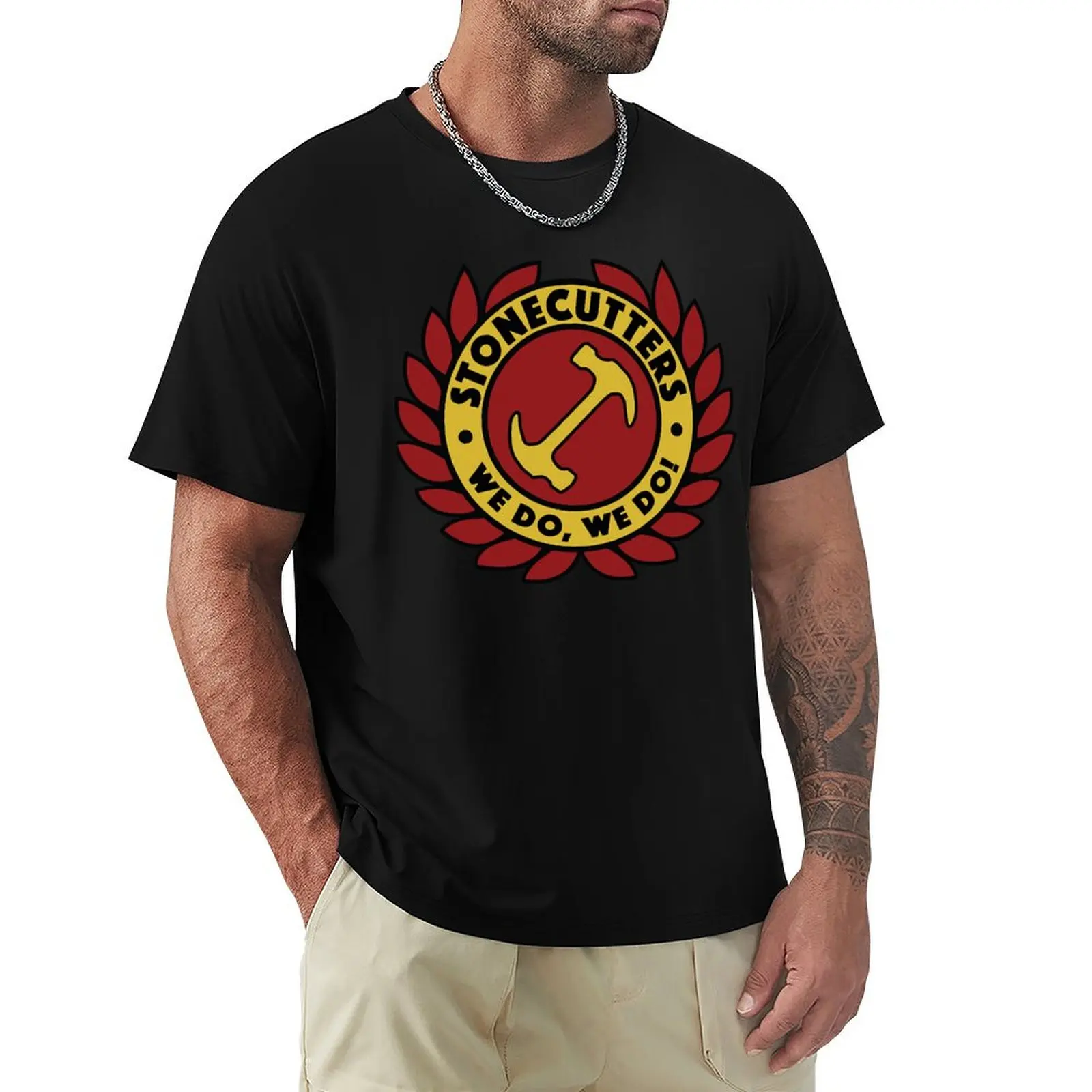 

The Stonecutters Logo T-Shirt Big and Tall Gym T-Shirt
