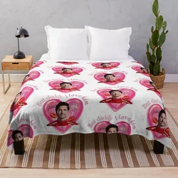 But daddy I love Carlos Sainz Throw Blanket Blankets Sofas Of Decoration Designers Decorative Sofas Blankets