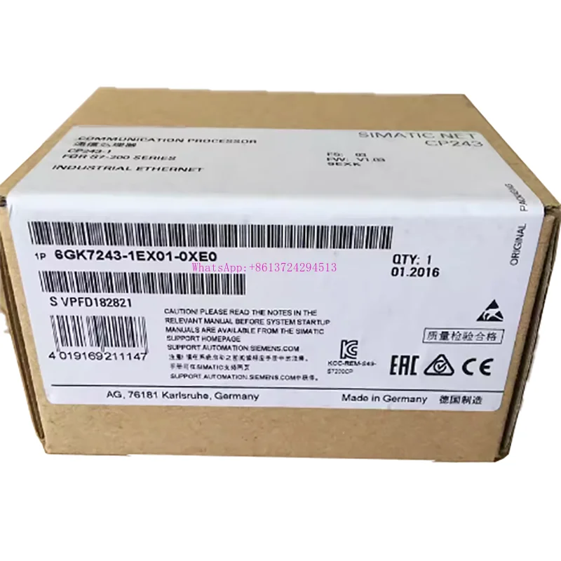 

New Original In BOX 6GK7 243-1EX01-0XE0 6GK7243-1EX01-0XE0 {Warehouse stock} 1 Year Warranty Shipment within 24 hours