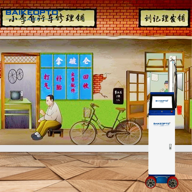 BK-GW64 AI Smart Inkjet Wall Printer - Automatic Large-Scale Wall Painting Machine for Murals & Decor"