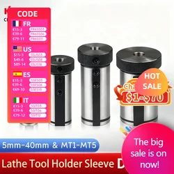 CNC Inner Hole Cutter Knife Cover CNC Lathe Bushing Inner Hole Arbor  D20 D25 D32 D40 D50 5-32mm MT1-MT5 Taper Shank Reduction