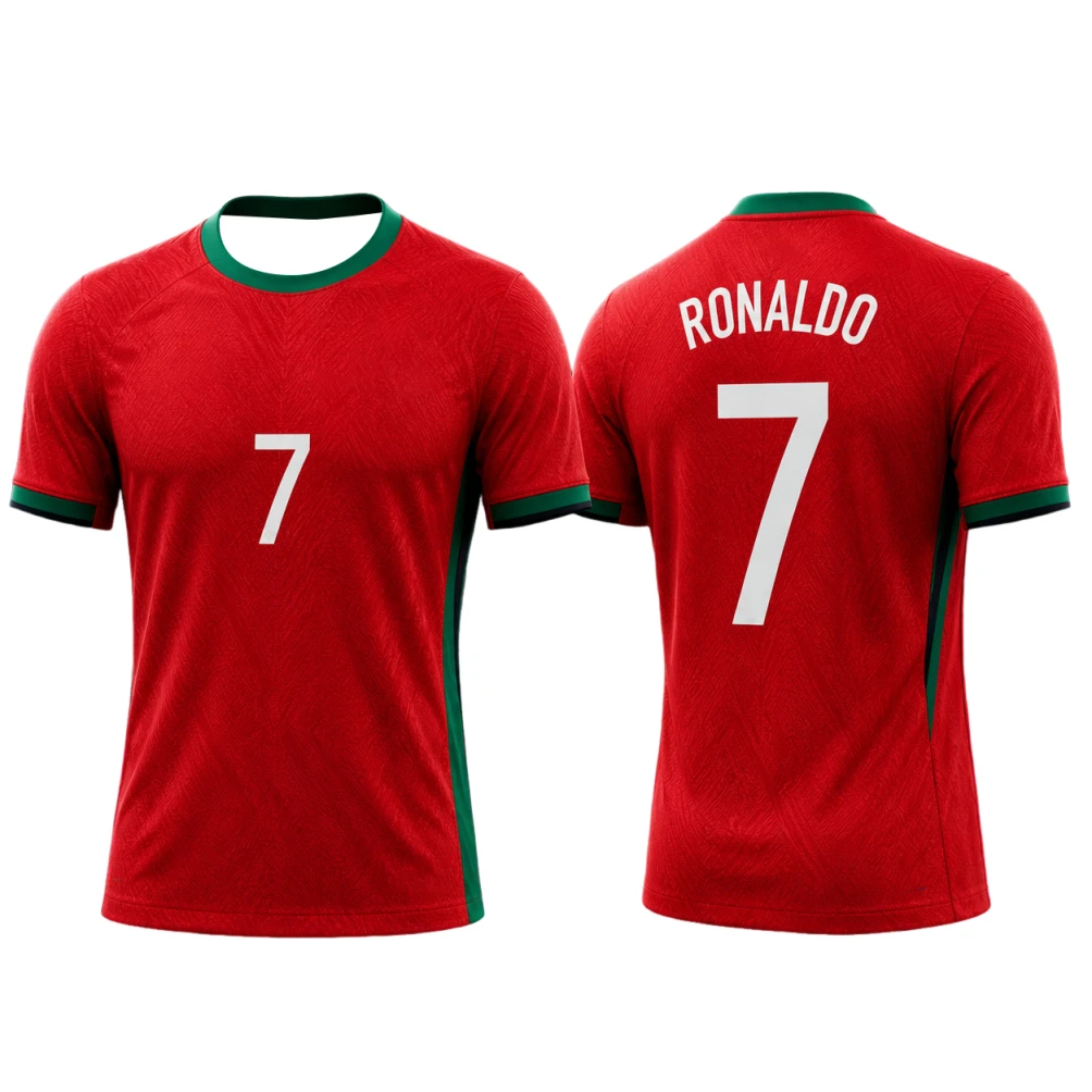 Fashion Ronaldo Unisex Jersey Collectible Soccer Fan T Shirt Lightweight Breathable Football Sportswear For Men Women Streetwear image 6