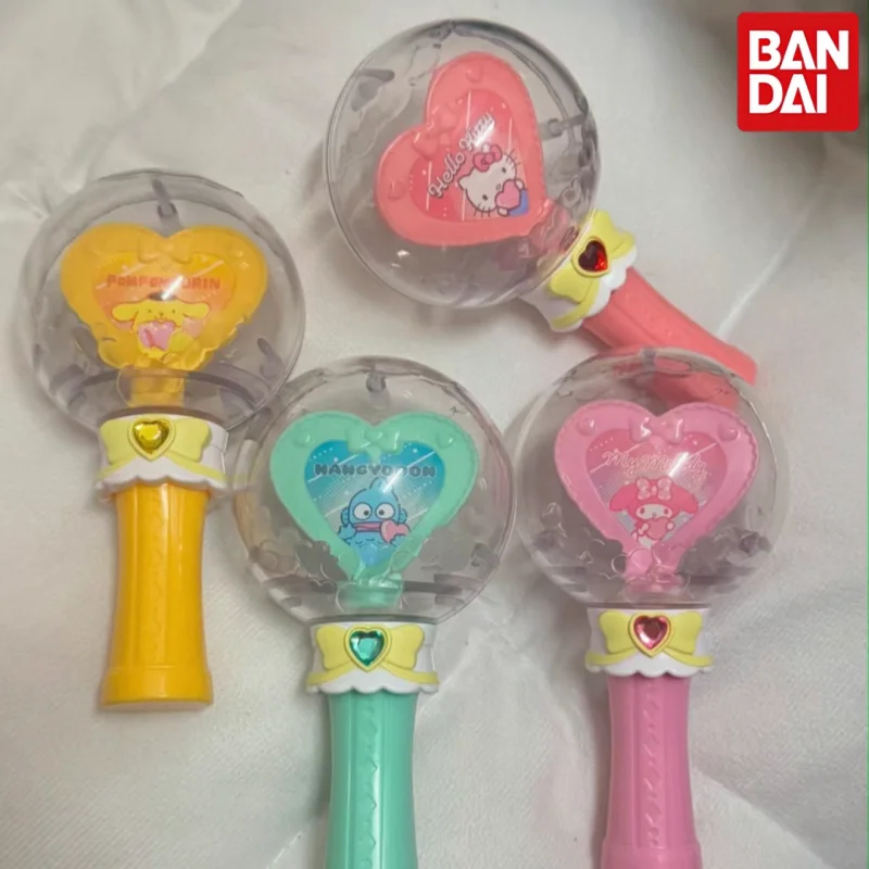 

Bandai Authentic Sanrio Characters Gashapon Crystal Orb Glow Sticks Hello Kitty My Melody Pompompurin Cinnamoroll Hangyodon Fans
