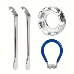 Bike Disassemble Repair Tool Bike Spoke Wrench Flexible Adjustment Wheel Rim Wrench Bicycle Spoke Spanner Cycling Tyre Spoon Kit