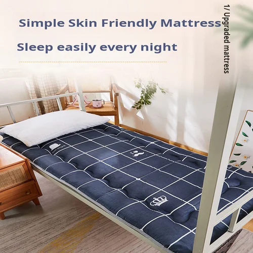 Imagen 2 del producto Colchón individual suave para dormitorio, colchón grueso plegable para suelo, colchón para estudiantes, Tatami, colchón de cama plegable