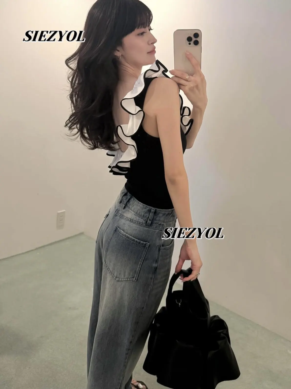 Fashion Sweet Elegant Sense of Design Lace Chest Pad Jumpsuit Contrast Color Silmming Sleeveless Tops Sexy One-pieces Bodysuit