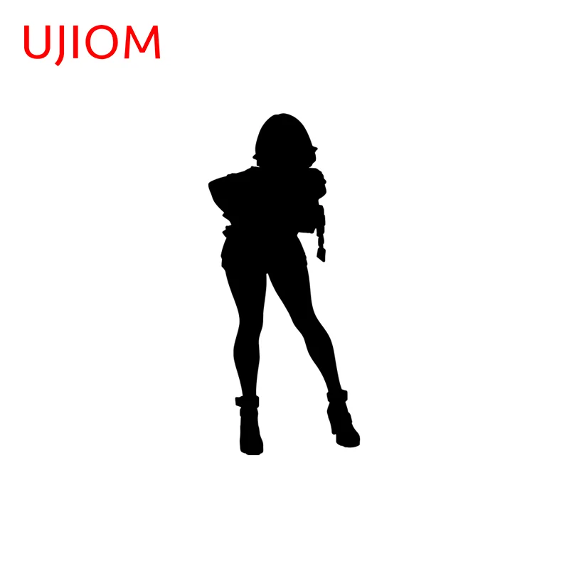 UJIOM Zenless Zone Zero Game Wall Stickers Stylish Jane Doe Scratch-Proof PVC Decal Air Conditioner Room Decoration Accessories