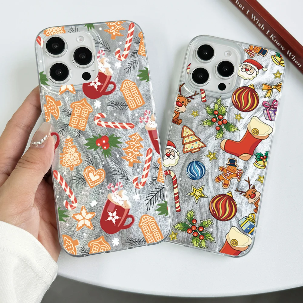 Christmas Room Coffee Silicone Shockproof Phone Case For Xiaomi Poco X6 X3 X5 M6 Pro 4G Mi 11 Lite 5G NE Non-Slip Soft Cover