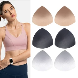 1/2/3/4Pair Bra Inserts Pads Sponge Bra Pads Push Up Breast Enhancer Removeable Bra Padding Inserts Cups for Swimsuit Bikini Pad