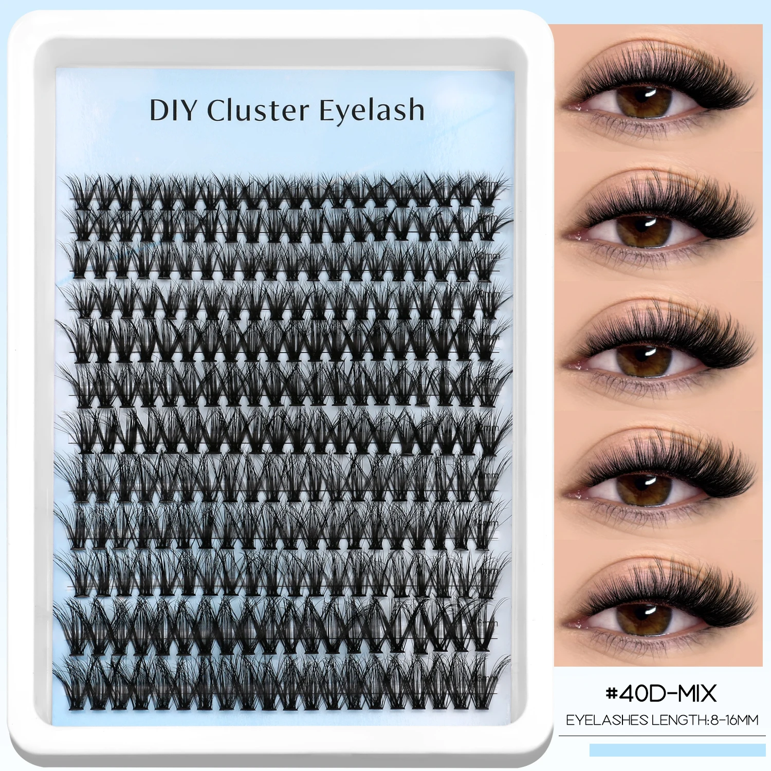 DIY Faux Mink Lashes, Voluminous Cat Eyelashes