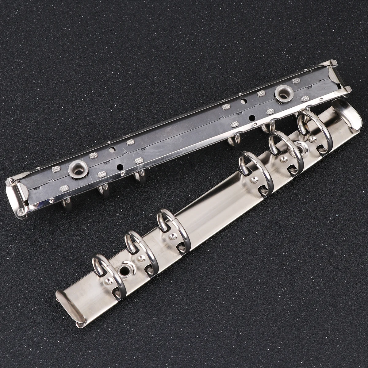 

20Pcs Metal Ring Binder Clips 6-Hole File Binder Portable for School Office Business Lightweight Silver