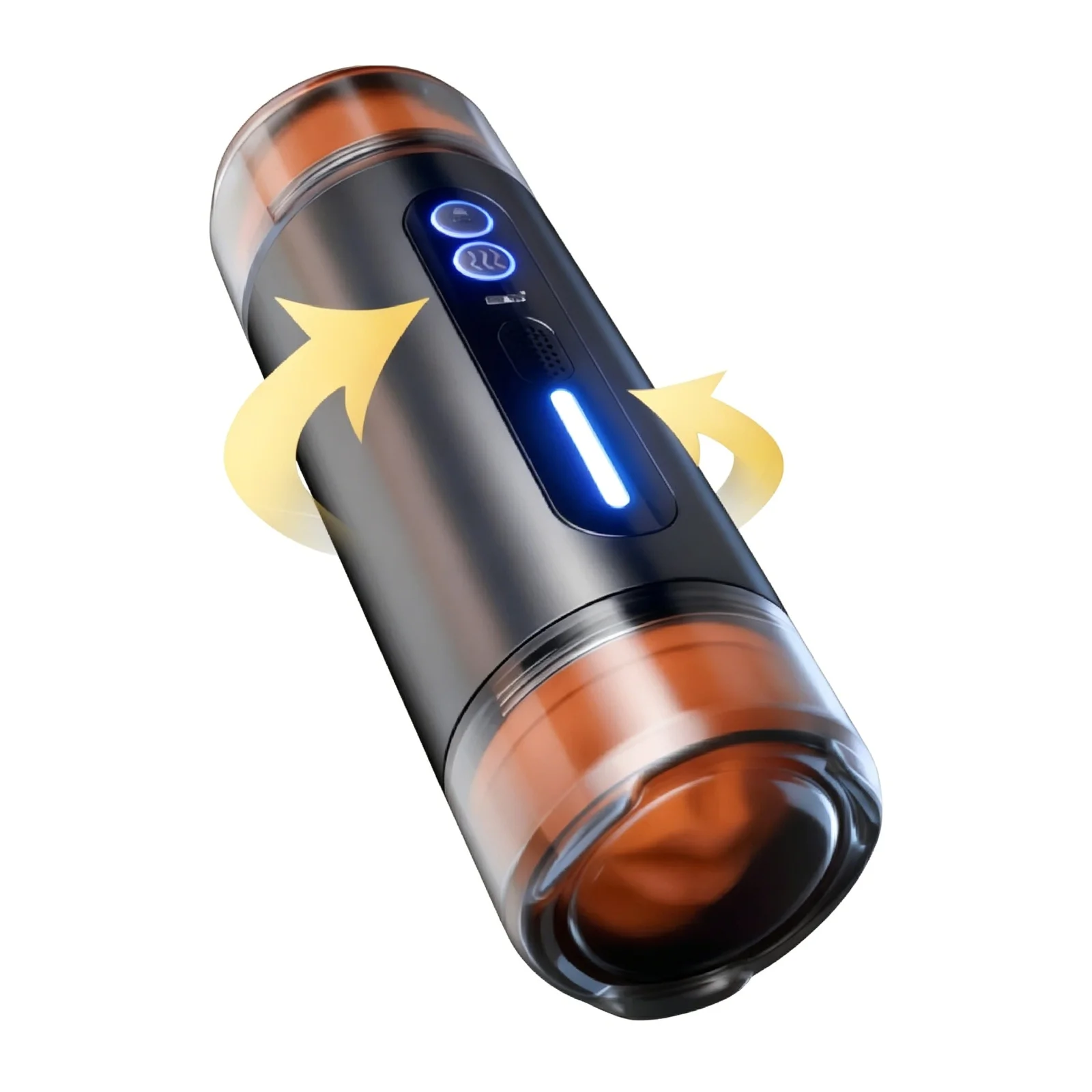 Ultimate Pleasure Male Masturbator Cup Deep Throat Automatic Oral Vagina Blowjob Heating Vibrating Sex Toys