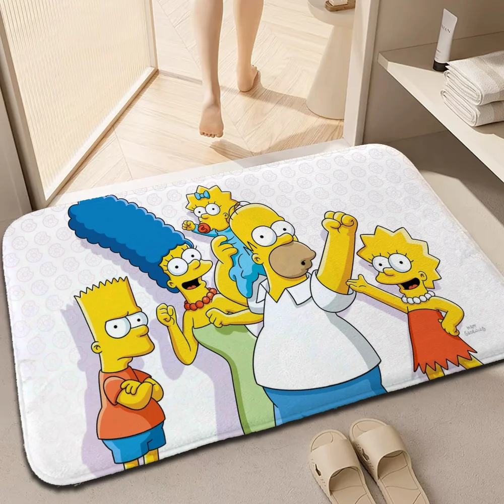 The S-Simpsons Sofa Mat Home Custom Room Rugs Carpets for Bedroom Customized Floor Noise Mat Doormat Entrance Door Kitchen Rug 