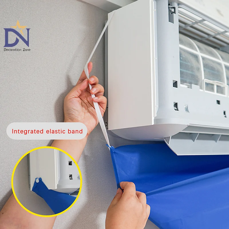 Air Conditioner Cleaning Cover Kit Clean Tools Waterproof Dust Protection Bag Air Conditioners Cleaner Set