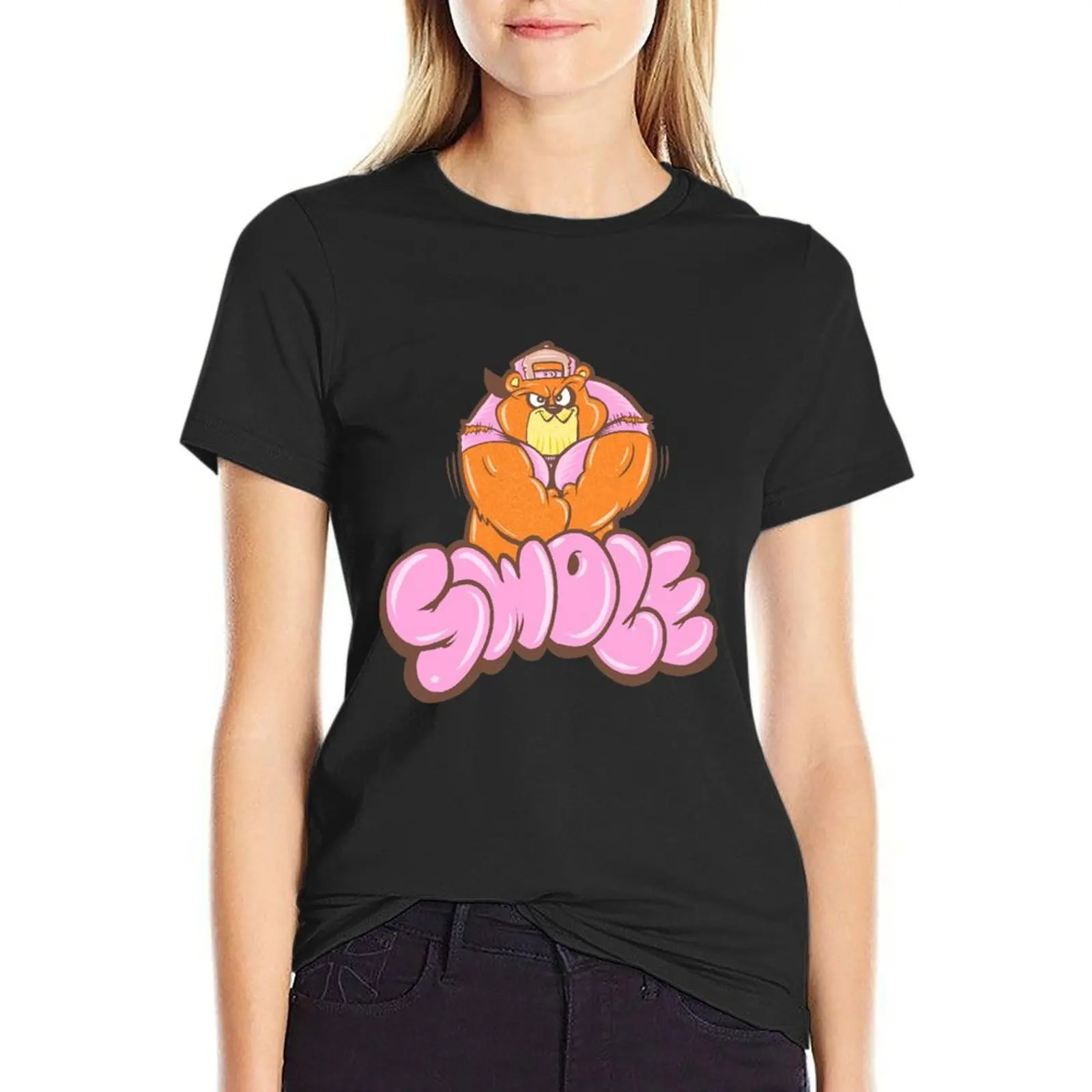 

SWOLE T-Shirt Short sleeve tee cute tops sweat blanks t-shirt dress for Women sexy