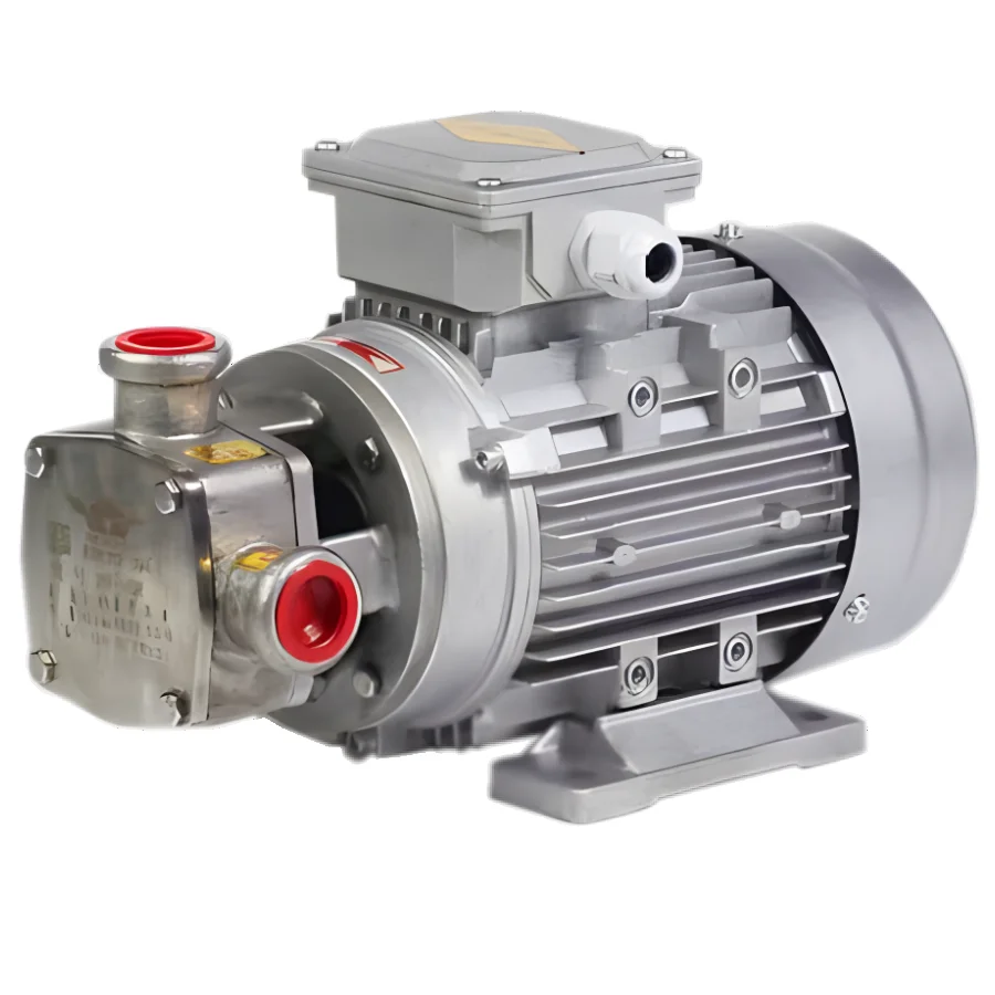 Stainless Steel Self-Priming Liquid Transfer Pump Sanitary Food Grade with Low Pressure & Flexible Impeller OEM Customizable