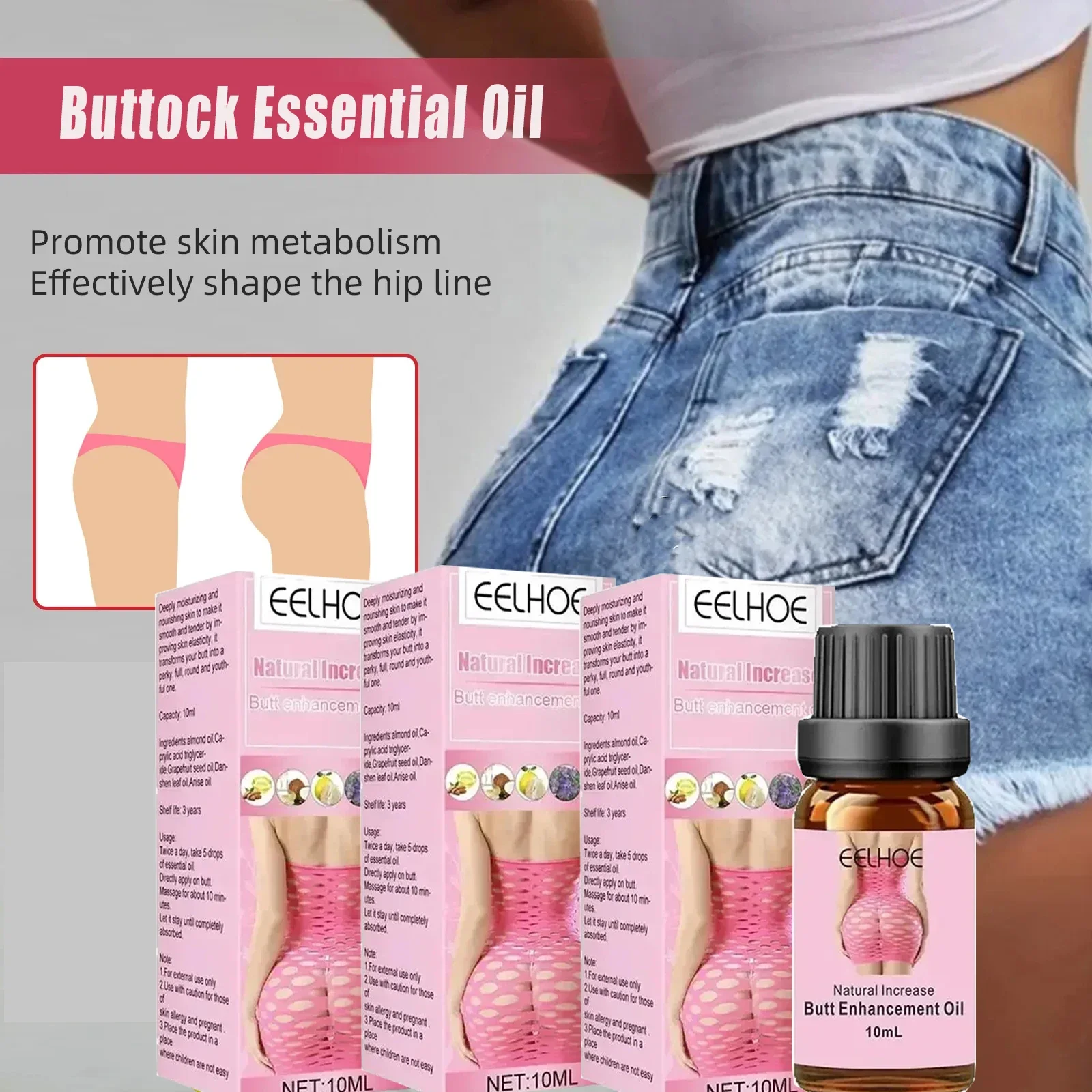 

Hip massage essential oil