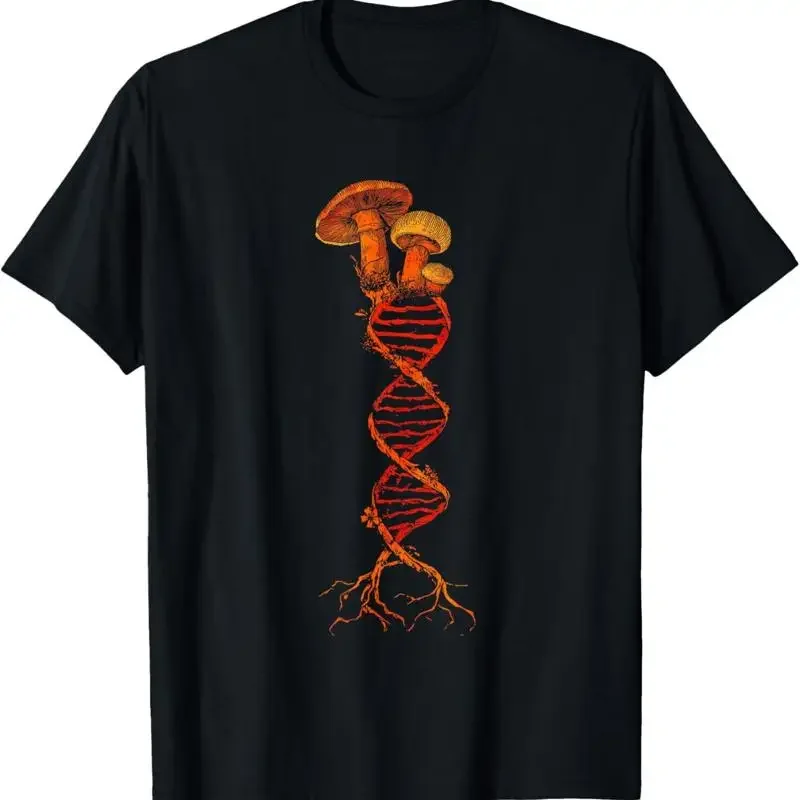 Mushroom Dna Goblincore Aesthetic Mycology Shroom Fungi T Shirt