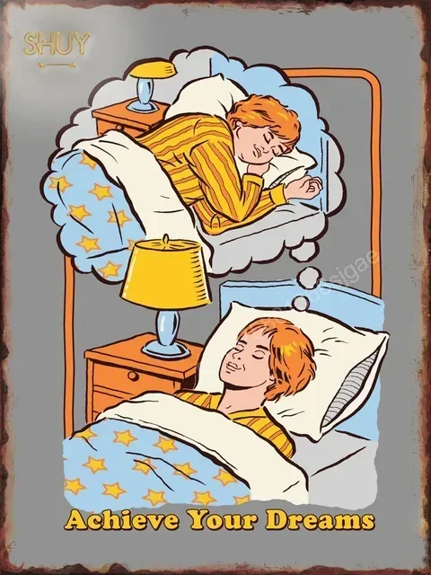 hschild ريترو جراج مقهى مطعم بار نادي في سن المراهقة Schlafzimmer Wohnzimmer Home Wanddekoration Einzigartige كونست #6