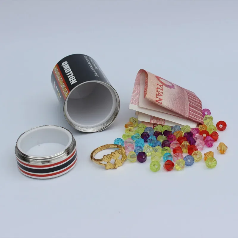 9 Types Private Money Box Camouflage Battery Storage Tank Hidden Safe  Small Medicine Bottle Sealed Moisture-proof Storage Box