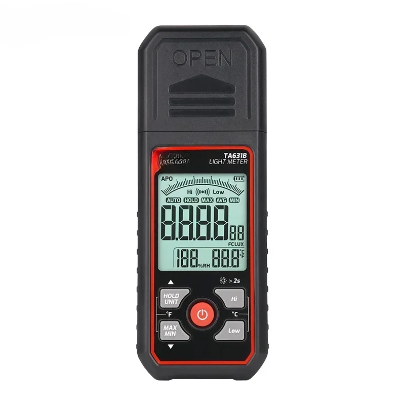 

Illumination Meter TA631A Light Meter Lumen Tester Brightness Photometer Illumination Meter Light Photometer