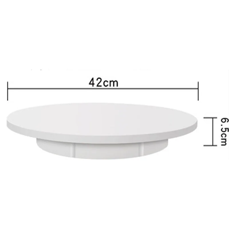 Electric 360° Rotating Turntable with 100KG Load Capacity Remote Control Photography Display Stand for 3D Scanning Adjustable Sp