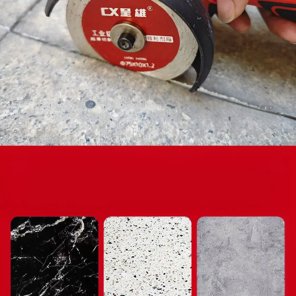 3 Inch Diamond Masonry Cutting Disc For Chengxiong Angle Grinder Tile Stone Joint Cleaning Blade Efficient Slotting Tool