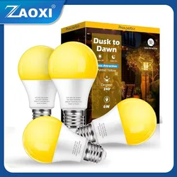 ZAOXI 9W/12W 1800K Soft Warm Sleep Light Bulb E26 110-130V US Standard Amber Color Home Outdoor Indoor Lighting LED Lights