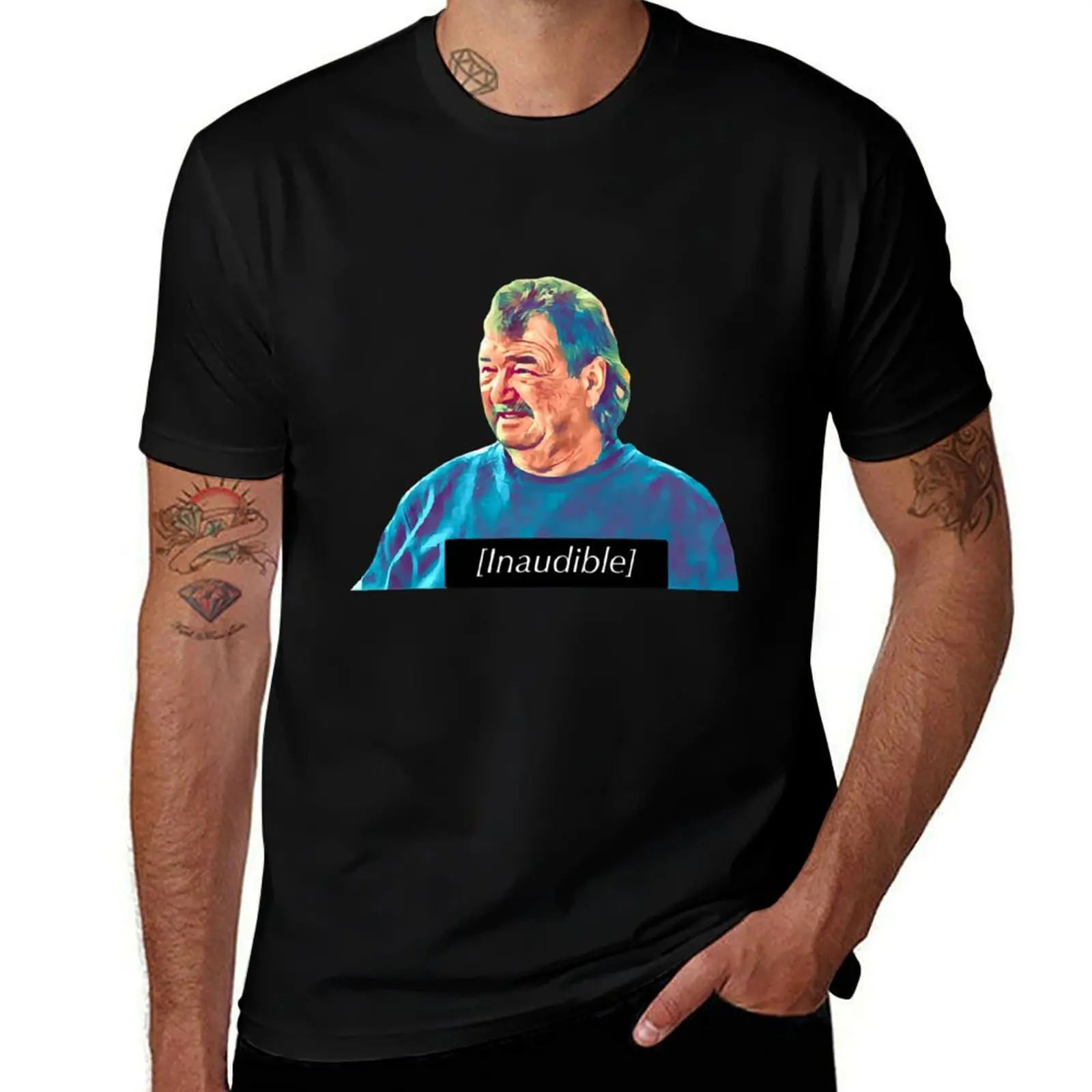 Gerald Inaudible Clarkson_s farm funny T-Shirt Soft Casual Short Sleeve Cotton Tee T-Shirt