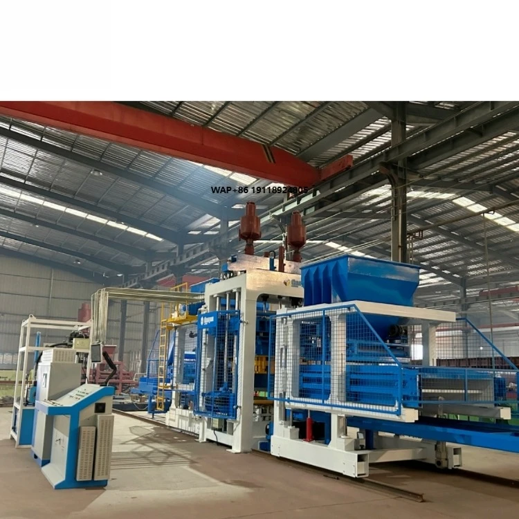 Fully Automatic Hydraulic Interlock Paver Hollow Cement Concrete Brick Block Making Machine Production Line