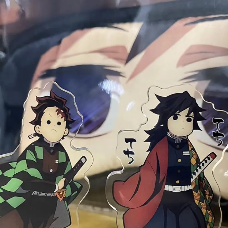 ฟิกเกอร์อะคริลิคตั้งโต๊ะ คามาโดะ ทันจิโร่ จากอนิเมะดาบพิฆาตอสูร พร้อมฐานตั้ง โมเดล โทมิโอกะ กิยู ของตกแต่งโต๊ะทำงาน รถยนต์ ป้ายตั้งโชว์ ของขวัญ