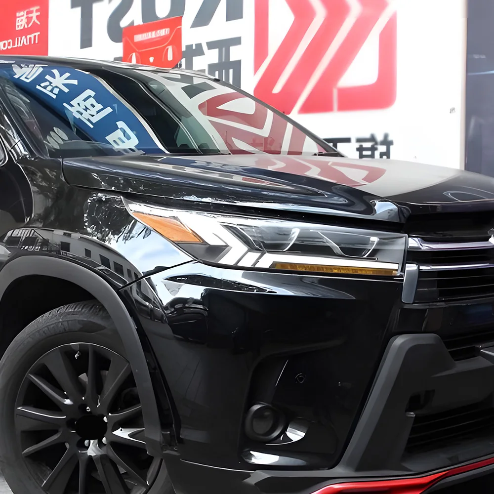 Car Front lamps For Toyota Highlander 2018-2021 LED Auto Headlights Assembly Upgrade Dynamic DRL 2 Projector Lens Accessories