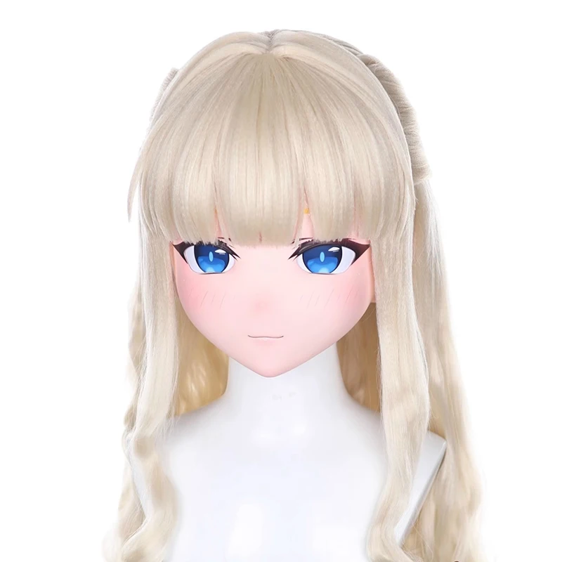 手作りカスタマイズフルヘッドバンドロック人形漫画のキャラクターキグコスプレ着ぐるみマスク樹脂日本アニメ着ぐるみマスク