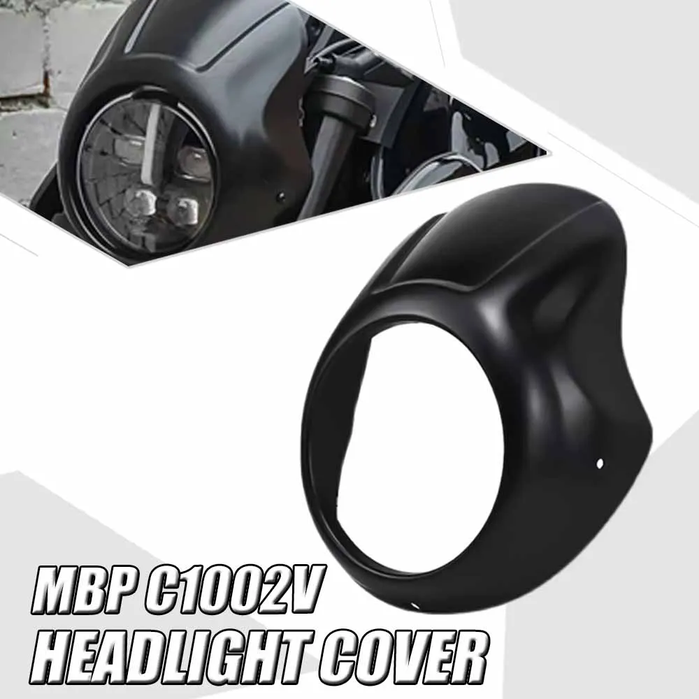 

FIT For MBP C1002V C 1002V Headlight Decorative Cover Front Windshield Retro Decoration Headlight Pig Head Cover