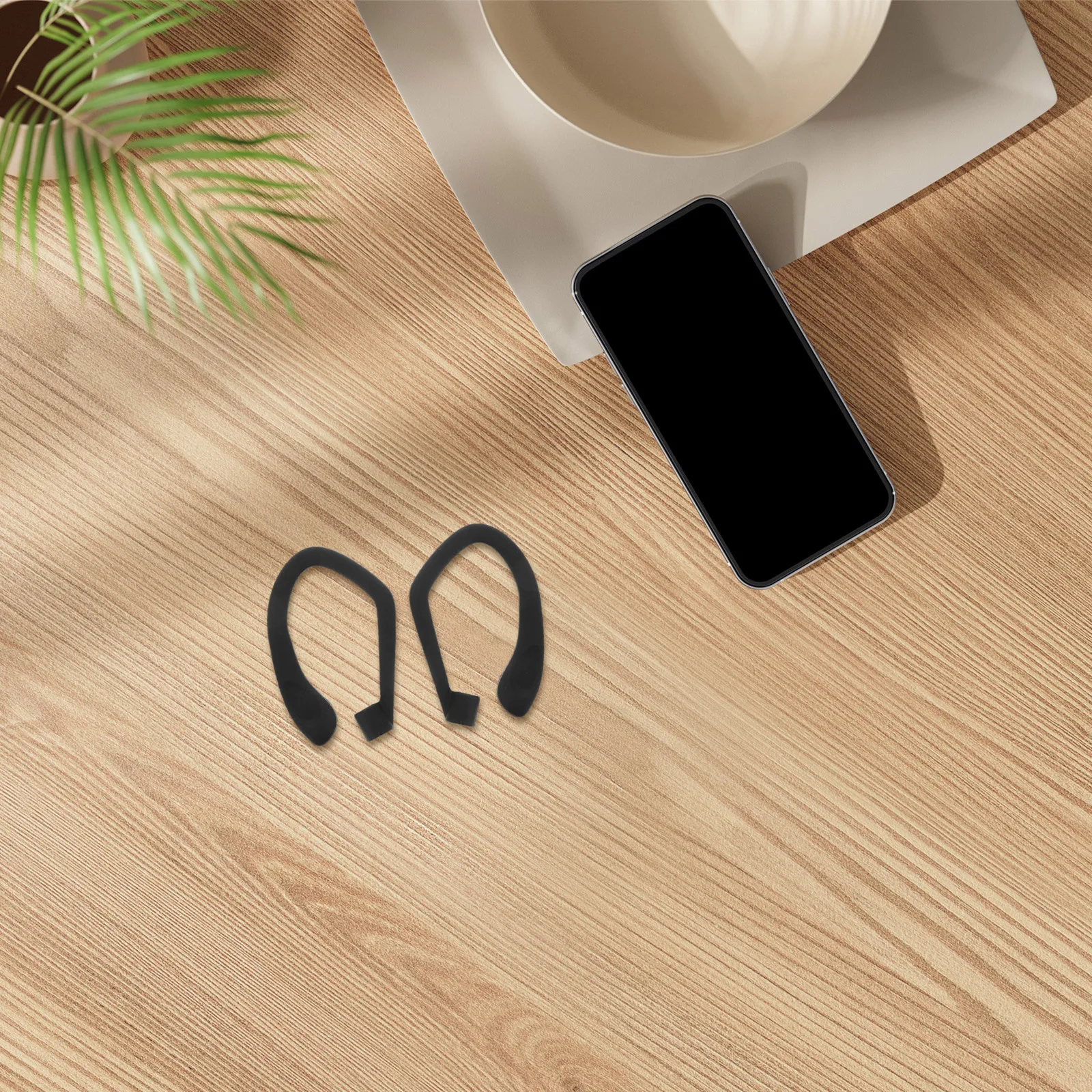 

2pcs Earphone Earhook Hooks Universal Silicone Holders for Running Sports Gym Workout Anti Slip Comfort Fit Accessories