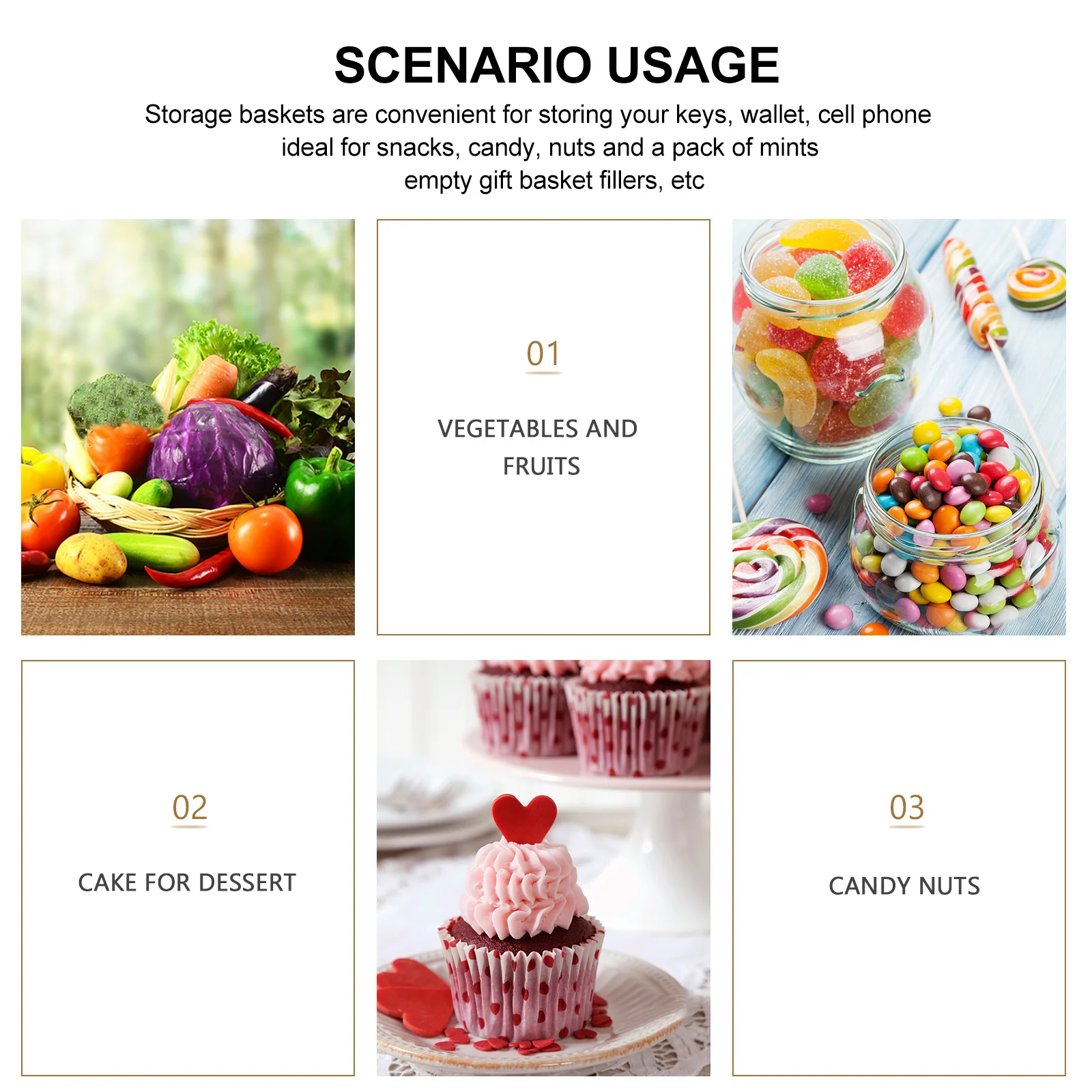 

Artistic Hand-Woven Woodchip Basket Delicate Design for Fruit Snacks Storage and Photo Props Woodchip Woven Basket