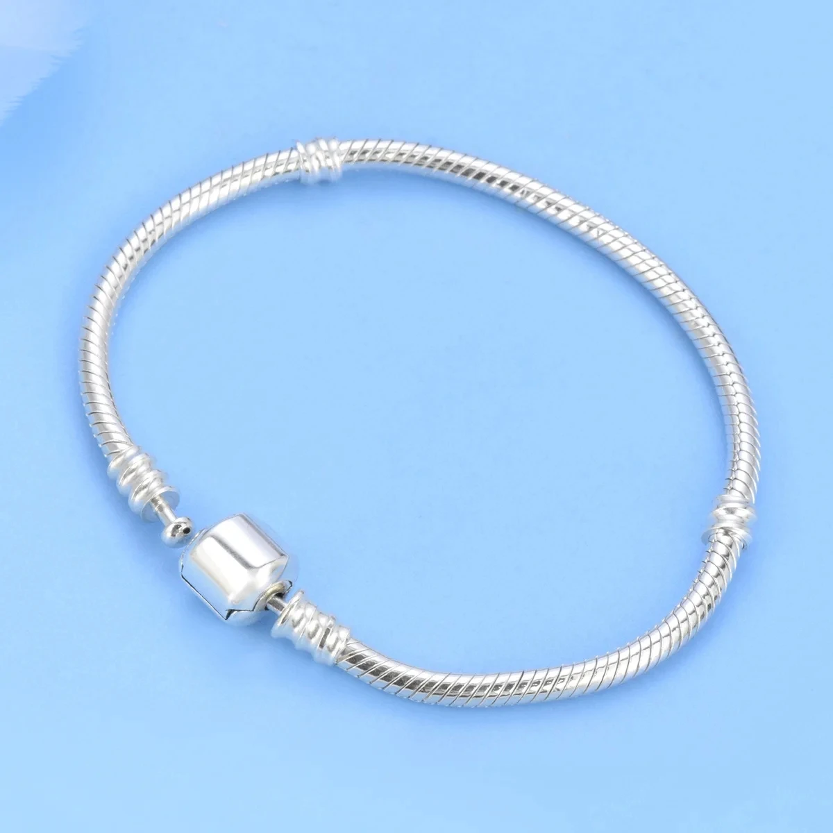 BABYLLNT 2024 New Fashion Jewelry 925 Sterling Silver Bracelet Snake Chain Bracelet Woman Jewelry Gift